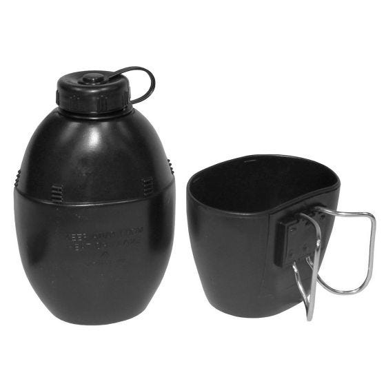 MFH Gourde style britannique avec tasse noire