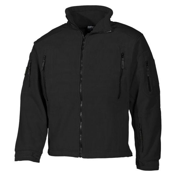MFH Veste en polaire Heavy Strike noire