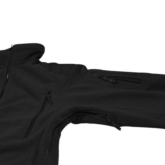 MFH Veste en polaire Heavy Strike noire