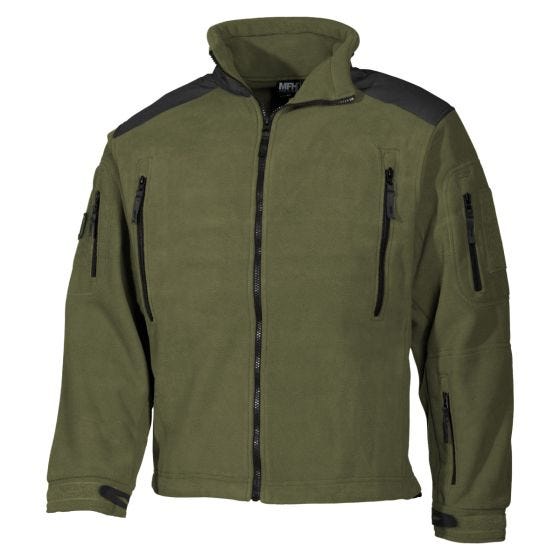MFH Veste en polaire Heavy Strike OD Green