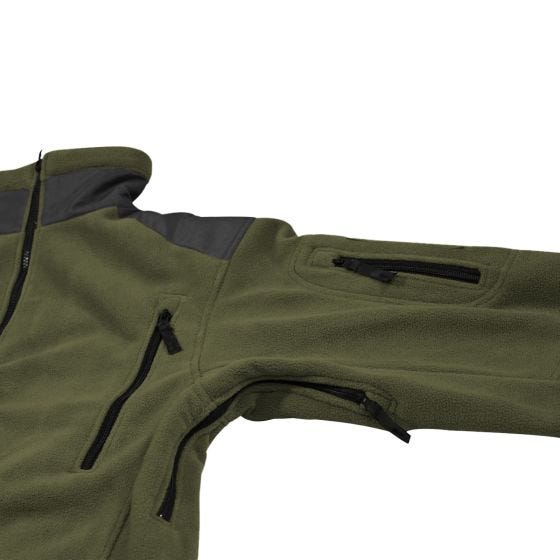 MFH Veste en polaire Heavy Strike OD Green