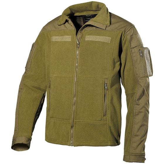 Highlander Veste de combat US en polaire Coyote