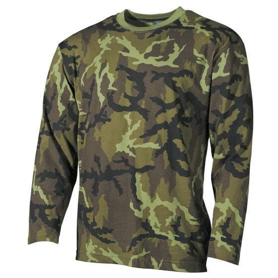 MFH T-shirt à manches longues Czech Woodland