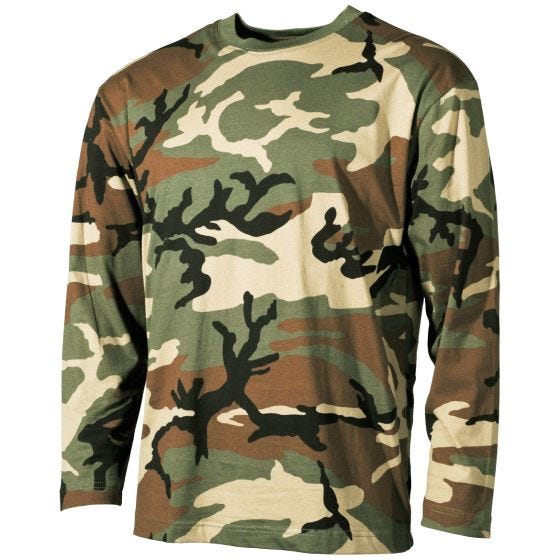 MFH T-shirt à manches longues Woodland