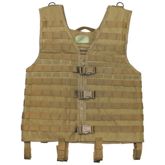 MFH Gilet léger MOLLE Coyote