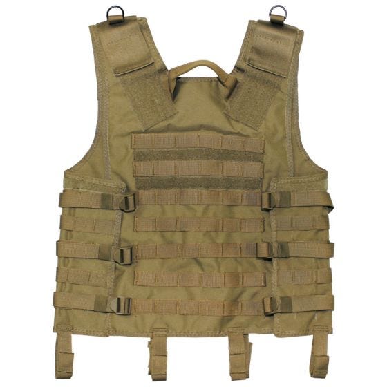 MFH Gilet léger MOLLE Coyote