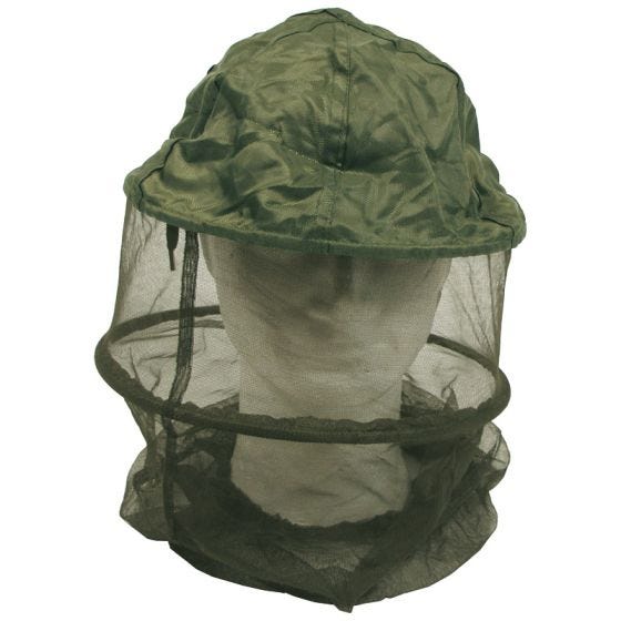 MFH Chapeau à moustiquaire vert olive