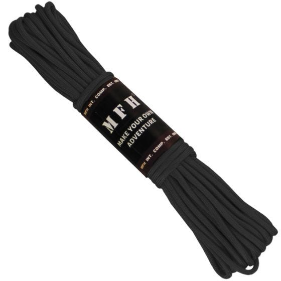 MFH Paracorde de 15,24 m noire