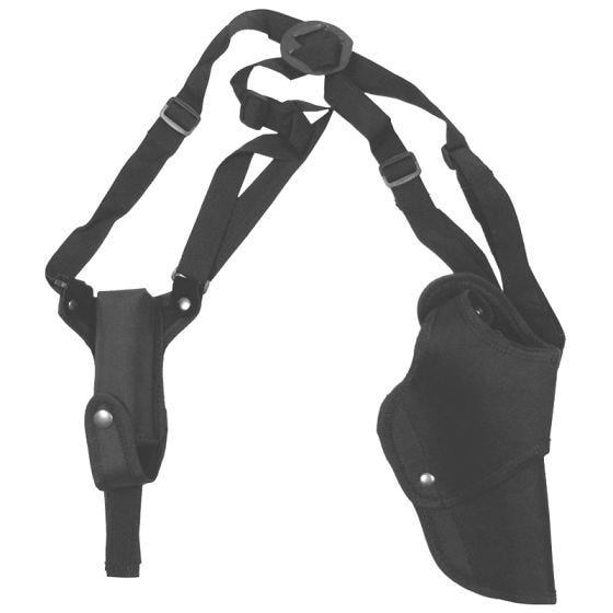 MFH Holster d'épaule droit pour pistolet noir