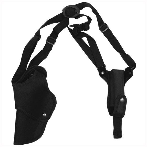 MFH Holster d'épaule gauche pour pistolet noir
