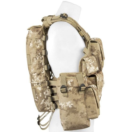 MFH Gilet tactique sud-africain Vegetato Desert