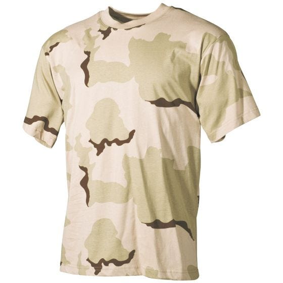 MFH T-shirt Desert tricolore