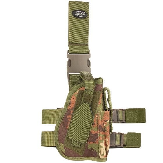 MFH Holster de cuisse droite Vegetato Woodland
