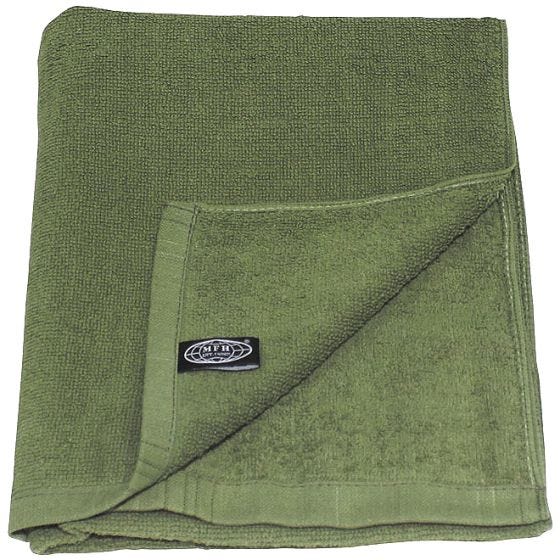 MFH Serviette en tissu éponge 110 x 50 cm OD Green