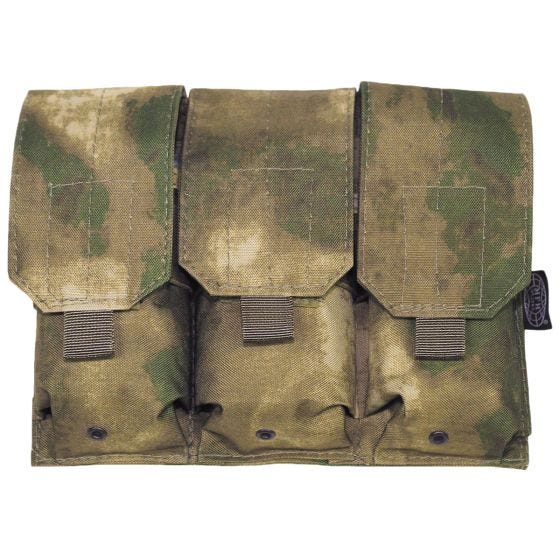 MFH Porte-chargeur triple M4/M16 MOLLE HDT Camo FG