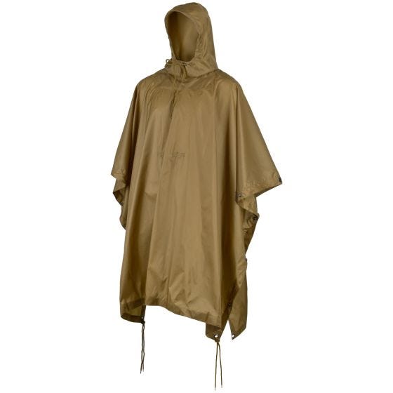 MFH Poncho US en Ripstop Coyote Tan