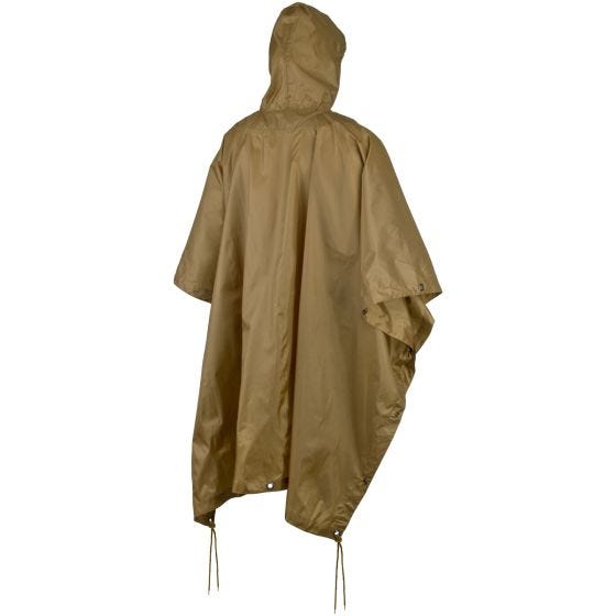 MFH Poncho US en Ripstop Coyote Tan