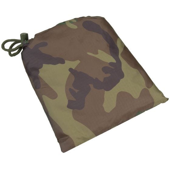 MFH Poncho US en Ripstop Woodland