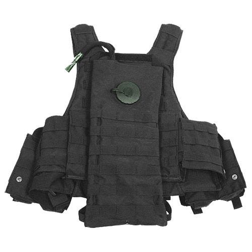 MFH Gilet tactique MOLLE Ranger noir