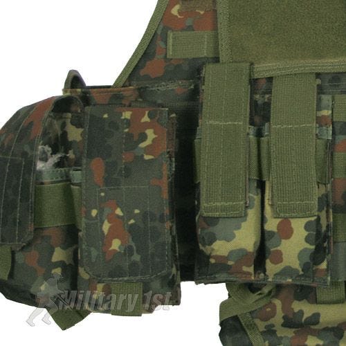 MFH Gilet tactique MOLLE Ranger Flecktarn