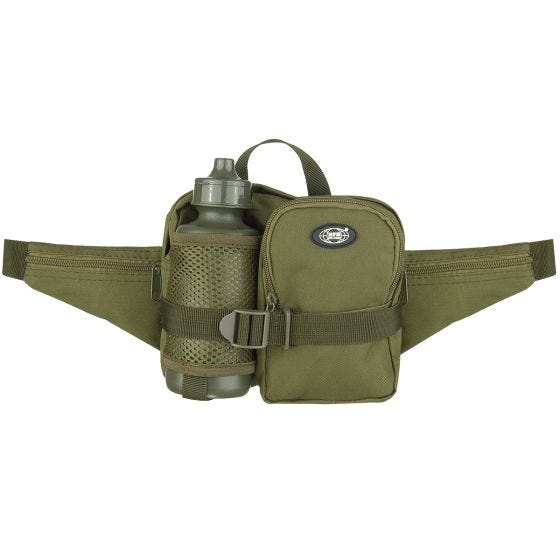 MFH Sac banane avec bouteille OD Green