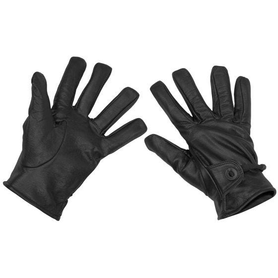 MFH Gants Western Leather - Noires