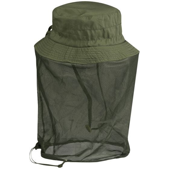Mil-Tec Chapeau de brousse avec moustiquaire vert olive