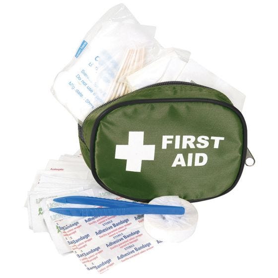 Mil-Com Petite trousse de secours de voyage vert olive