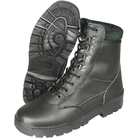 Mil-Com Bottes militaires tout en cuir
