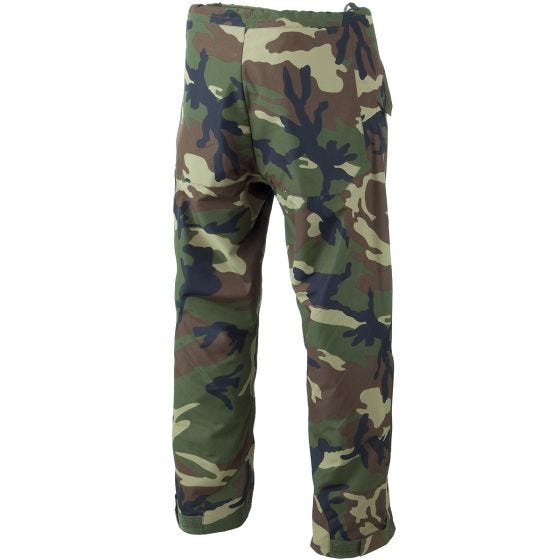 Mil-Tec Pantalon de pluie en trilaminé Woodland