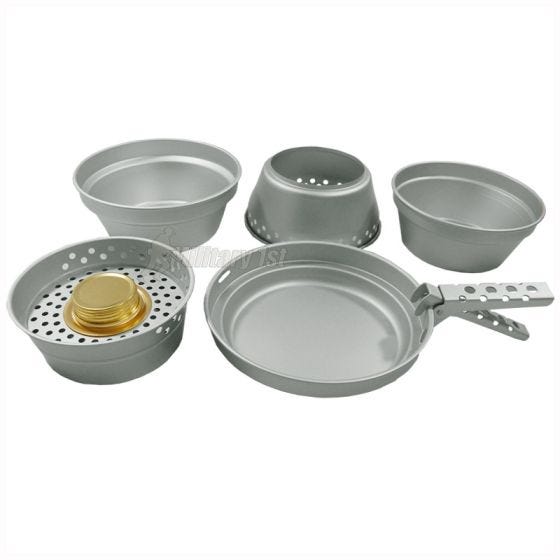 Mil-Tec Set de cuisine en aluminium