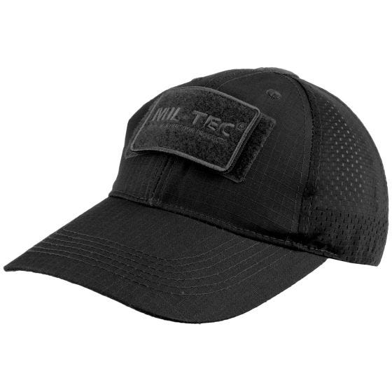 Mil-Tec Casquette en filet noire