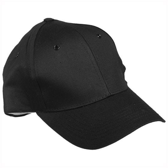 Mil-Tec Casquette avec bande en plastique noire