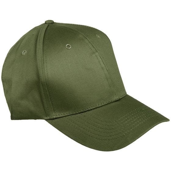 Mil-Tec Casquette avec bande en plastique vert olive
