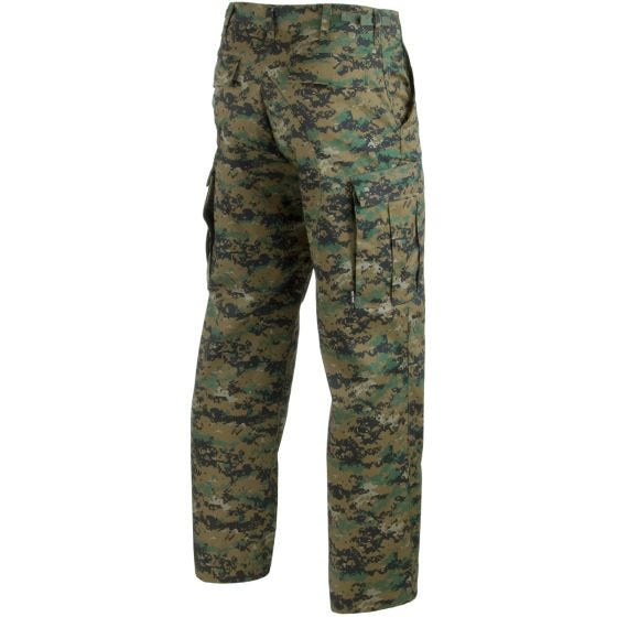 Mil-Tec Pantalon militaire BDU Digital Woodland