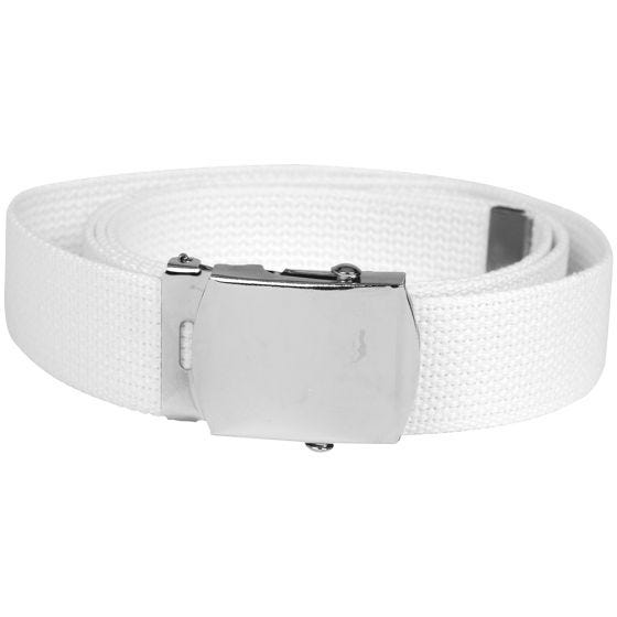 Mil-Tec Ceinture tissée blanche