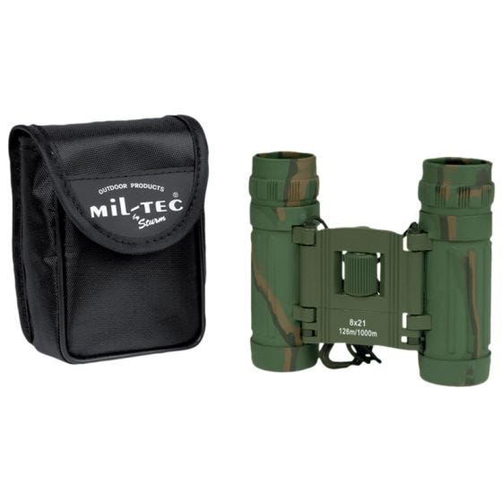 Mil-Tec Jumelles pliables 8x21 Camo