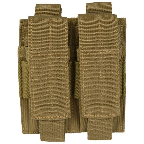Mil-Tec Porte-chargeur de pistolet double Coyote