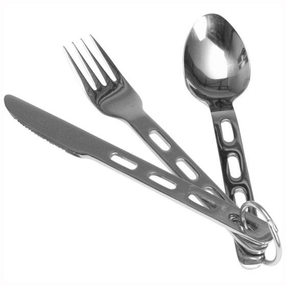 Mil-Tec Set de couverts avec anneaux