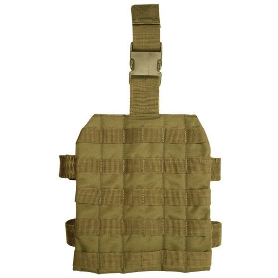 Mil-Tec Plateforme de cuisse MOLLE Coyote