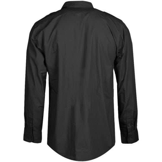 Mil-Tec Chemise à manches longues Ripstop noire