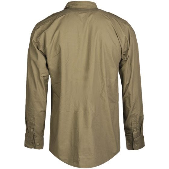 Mil-Tec Chemise à manches longues Ripstop Coyote