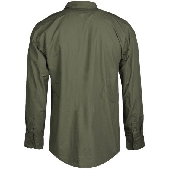 Mil-Tec Chemise à manches longues Ripstop vert olive