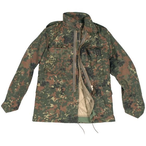 Mil-Tec Veste M65 style classique américain Flecktarn