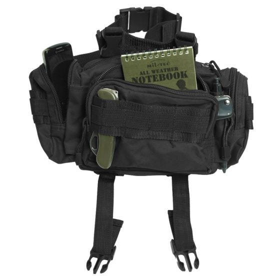 Mil-Tec Sac banane Modular System noir