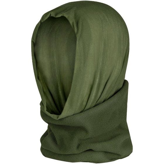 Mil-Tec Cagoule multifonction en polyester/polaire vert olive
