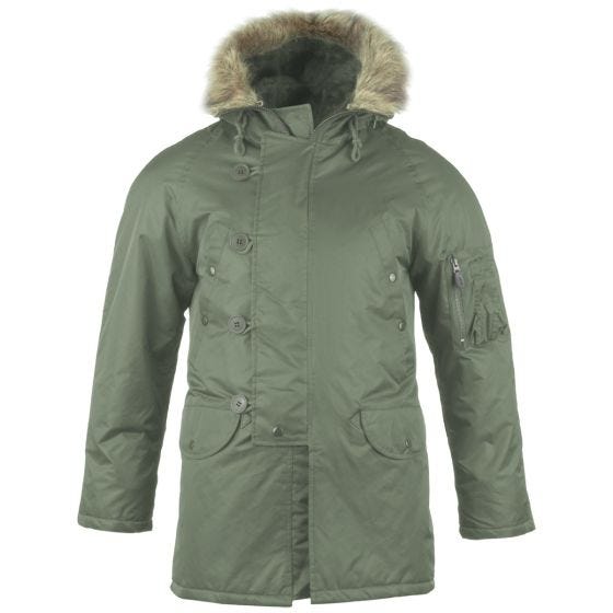 Mil-Tec Blouson style aviateur N-3B vert olive
