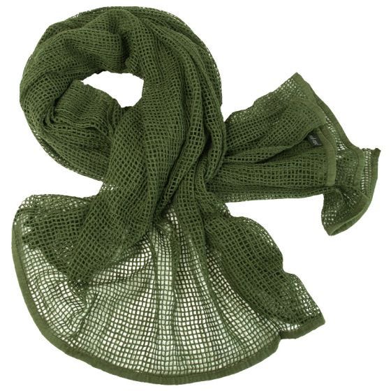 Mil-Tec Écharpe en filet vert olive