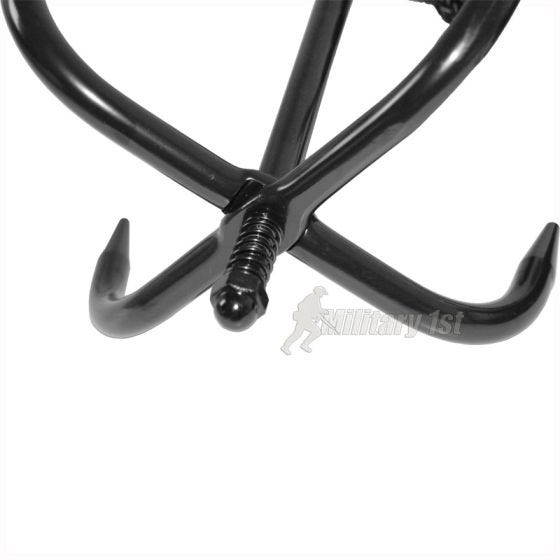 Mil-Tec Grappin avec corde noir