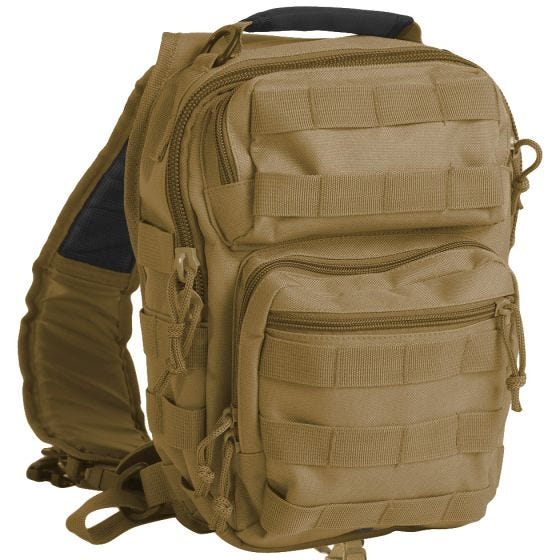 Mil-Tec Sac à dos Assault One Strap petite taille Coyote
